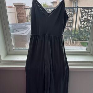 Sienna Sky Jumpsuit Womens Size XSmall Spaghetti Strap Dusty Heath Wide Leg Crop